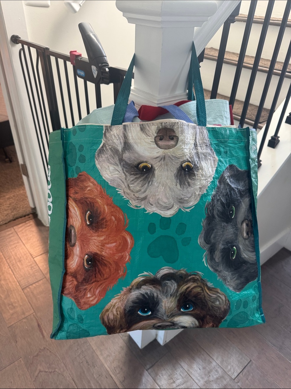 USED CONDITION - XL TOTE BAG- LIMITED EDITION DOG